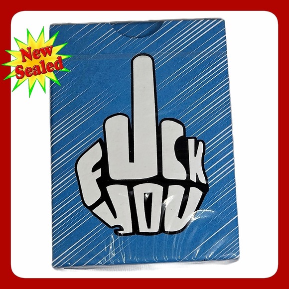 Hanson Chien Production Co. Other - No. 69 F‎ You Playing Cards Hanson Chien Blue New Sealed Deck Collectible